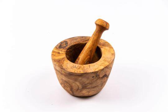 Mojar cu pistil din lemn de maslin de la Tradizan