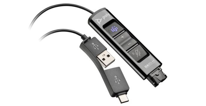 Casti audio PLY DA85-M USB to QD Adptr