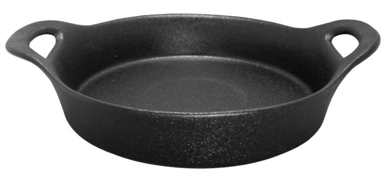 Tava rotunda cuptor Culinaro Ceramica 21x6cm ceramica neagra