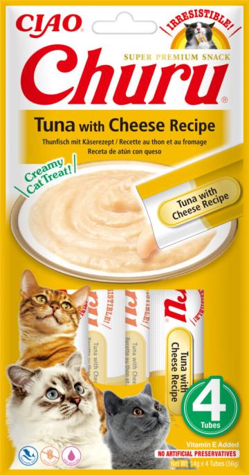 Hrana Churu pentru pisici reteta ton cu branza