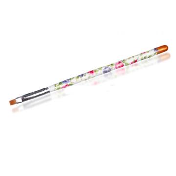 Pensula gel N#04 cu tub - motiv floral de la Produse Online 24h Srl