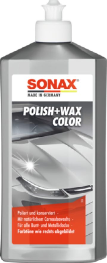 Polish & ceara Sonax gri 500 ml de la Auto Care Store Srl