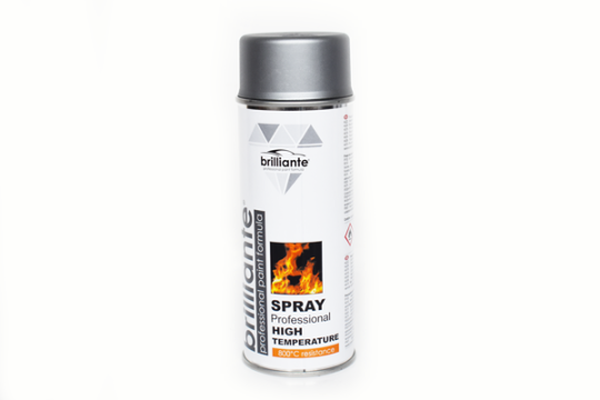 Vopsea spray temperaturi inalte (argintiu) 400 ml Brilliante de la Auto Care Store Srl
