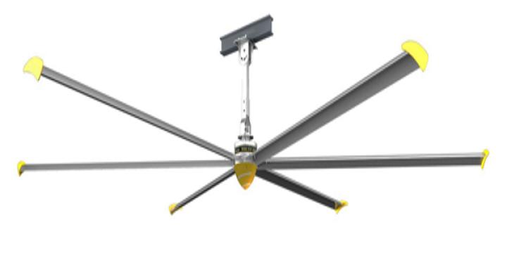 Ventilator de tavan PV6700I Ceiling fan diameter 6720mm de la Ventdepot Srl