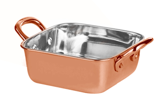 Roaster Culinaro, 13,7x13,7xh5,2cm, 800ml, inox de la Kalina Textile SRL