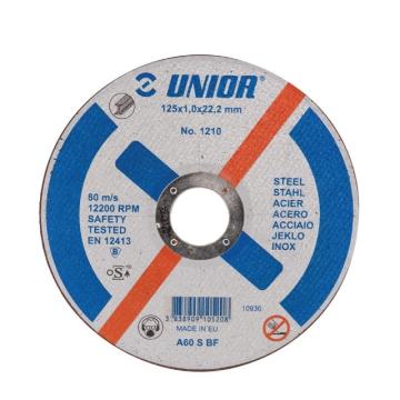 Disc abraziv pentru debitare otel, dim 125 x 1.6 mm de la Unior Tepid Srl