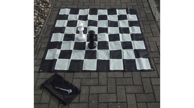 Tabla de sah in aer liber, nailon, 272x272 cm Chessmaster