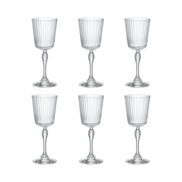 Set 6 pahare cocktail Bormioli Rocco America 250ml Cocktail de la Kalina Textile SRL