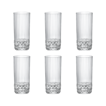 Set 6 pahare cocktail Bormioli Rocco America Cooler 490ml de la Kalina Textile SRL