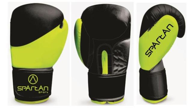 Manusi de box, 12 uncii Spartan Yellow