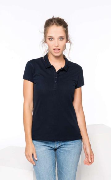 Bluza Ladies pique short sleeve polo shirt de la Top Labels