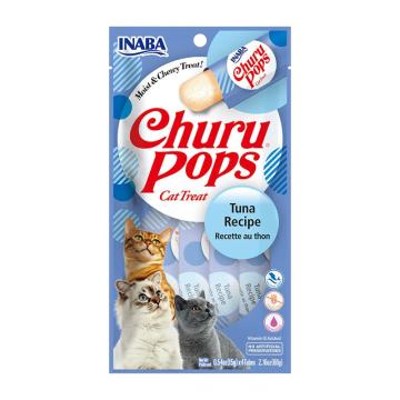 Recompense pisici Churu Pops Cat reteta de ton 60g