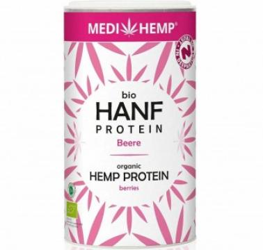 Proteina din canepa cu fructe, bio, 180g, Medihemp