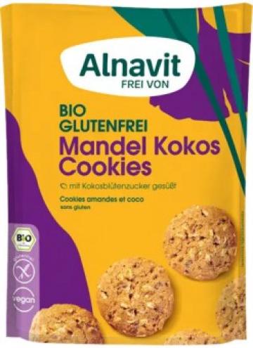 Biscuiti cu migdale si cocos fara gluten, bio, 125g Alnavit de la Supermarket Pentru Tine Srl