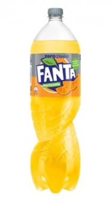 Bautura carbogazoasa Fanta Zero Zahar Portocale 2l SGR