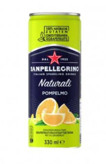 Bautura carbogazoasa Sanpellegrino Pompelmo 330ml de la Supermarket Pentru Tine Srl