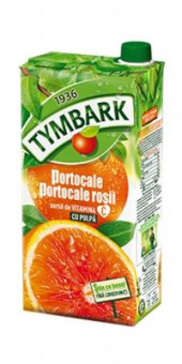 Suc de portocale rosii cu pulpa Tymbark 2litri de la Supermarket Pentru Tine Srl