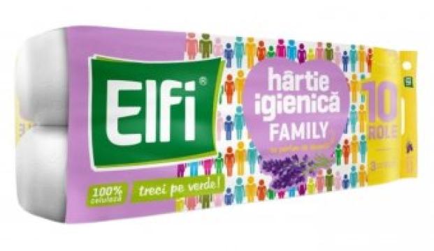 Hartie igienica lavanda Elfi 3 straturi 10 role /pachet de la Supermarket Pentru Tine Srl