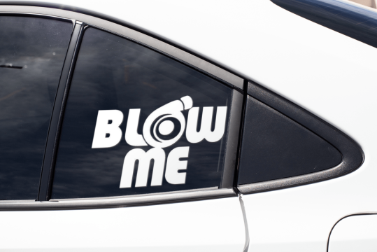 Sticker auto - Blow me