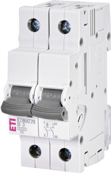 Intrerupator de circuit Etimat P6 1p+N B3 001900105