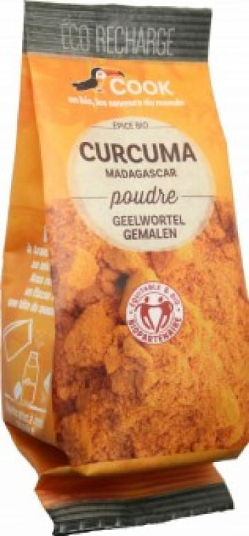 Turmeric (curcuma) pudra bio 35g refill Cook de la Supermarket Pentru Tine Srl