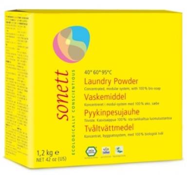 Detergent ecologic praf pentru rufe 1.2kg Sonett