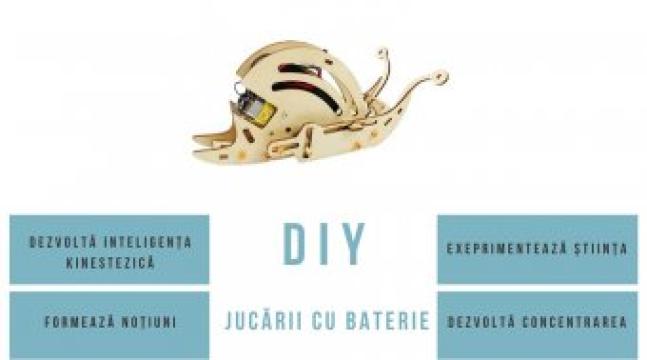 Jucarie cu baterii melc DIY de la Supermarket Pentru Tine Srl