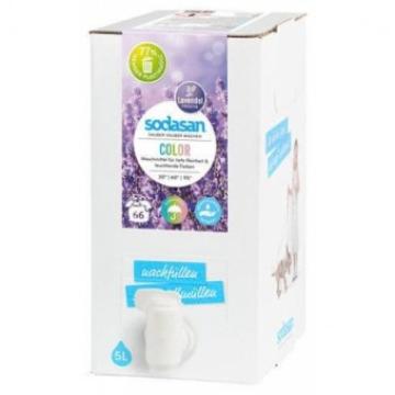 Detergent bio lichid rufe albe si color lavanda 5l Sodasan de la Supermarket Pentru Tine Srl