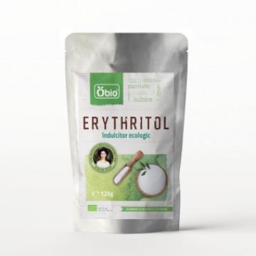 Indulcitor bio Erythritol, 125g, Obio