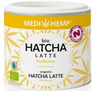 Bautura Hatcha latte cu turmeric, bio, 45g Medihemp de la Supermarket Pentru Tine Srl