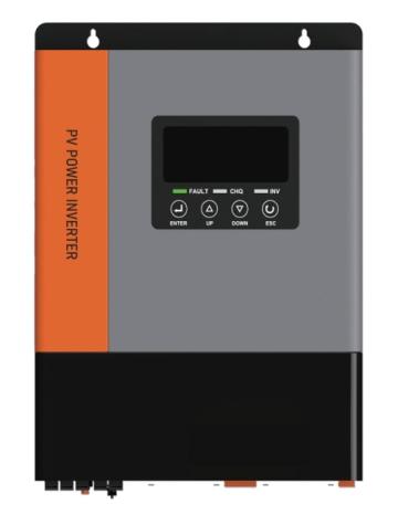 Invertor solar cu incarcator integrat 5,5kw 48v 100a