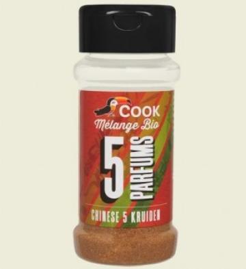 Mix de condimente chinezesc 5 Parfumuri bio 35g Cook