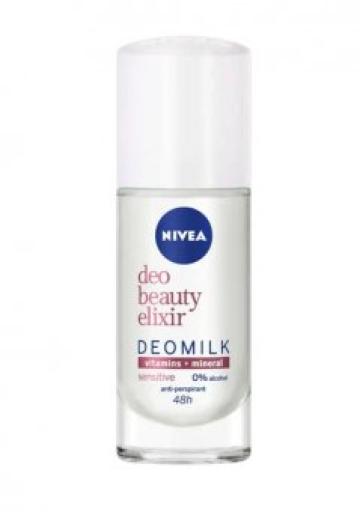 Deodorant Nivea Deo Roll-on Beauty Elixir Sensitive 40ml de la Supermarket Pentru Tine Srl