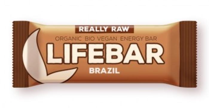 Baton cu nuci braziliene raw eco Lifebar 47g de la Supermarket Pentru Tine Srl