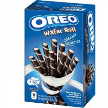 Napolitana Oreo Wafer Roll cu aroma de vanilie 54g