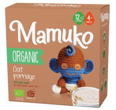 Porridge din ovaz bio, 4+ luni, 200g Mamuko de la Supermarket Pentru Tine Srl