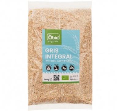 Gris integral din grau spelta eco 500g Obio de la Supermarket Pentru Tine Srl