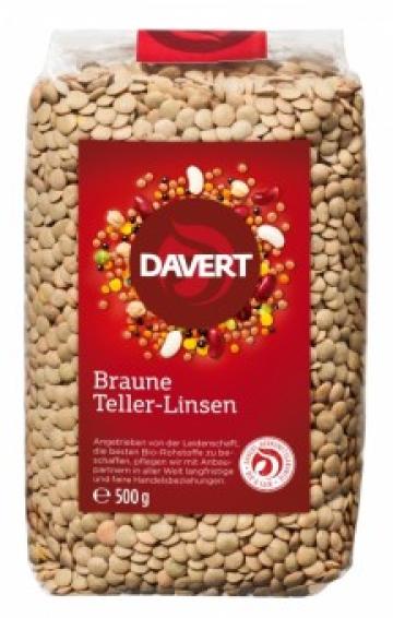 Linte maro bio 500g Davert