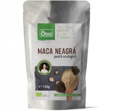 Maca neagra pudra eco 125g Obio