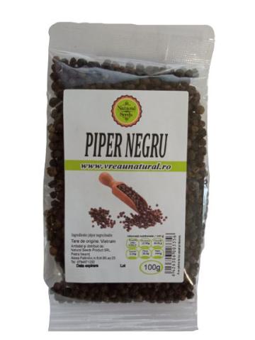 Piper negru boabe 100g, Natural Seeds Product de la Natural Seeds Product SRL