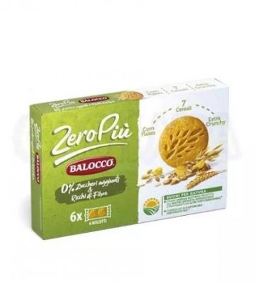 Biscuiti Zero Piu' Balocco cu 7 cereale fara zahar