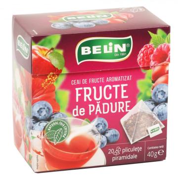 Ceai din fructe de padure Belin Piramide 20x2g