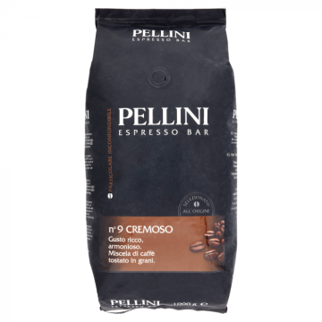 Cafea boabe Pellini No.9 Cremoso Espresso Bar 1 kg de la KraftAdvertising Srl