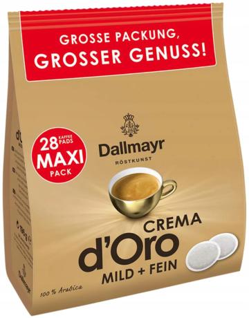 Cafea Dallmayr Crema D Oro Mild paduri Senseo 62mm de la KraftAdvertising Srl