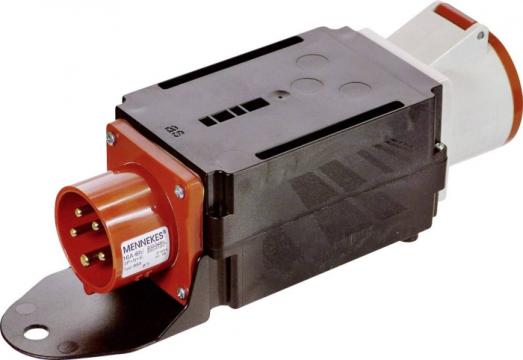 Adaptor trifazic industrial Mixo IP44 intrare 5 poli 16A de la Ledo Line Srl