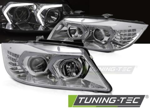 Faruri Headlights LED Crom BMW E90/E91 05-08 de la Kit Xenon Tuning Srl