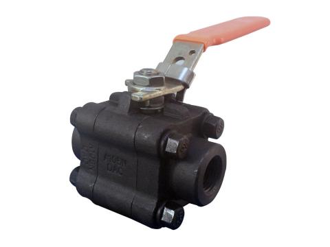 Supapa cu bile 3 bucati API 6D, A105N, 1 inch, 1500LB de la China Uk Valves Manufacturer Co., Ltd.