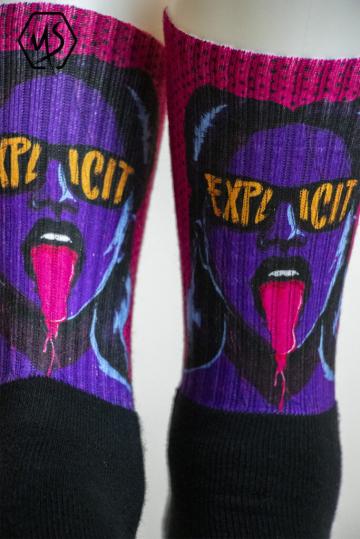 Sosete custom Explicit de la Sockspoint Srl