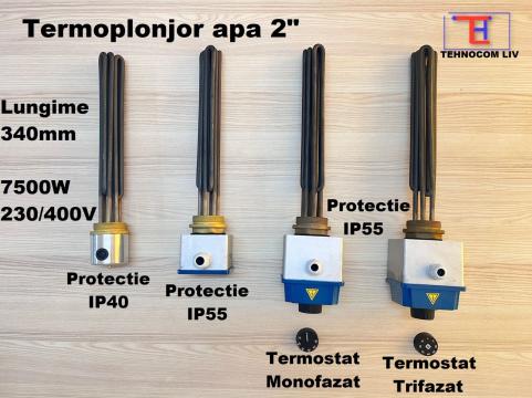 Rezistente incalzire apa 2" 8x530mm 10500W de la Tehnocom Liv Rezistente Electrice, Etansari Mecanice