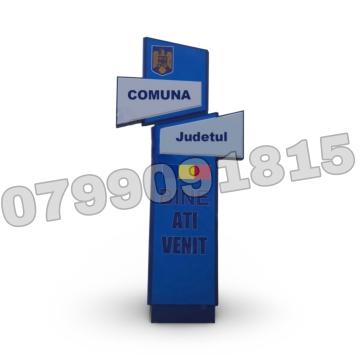 Totem intrare / iesire localitate din inox TOT01